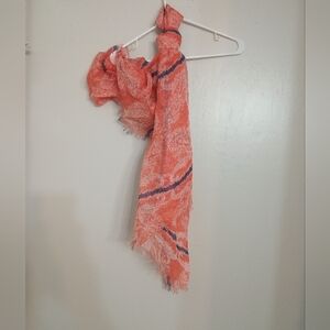 Pretty Persuasions Scarf With Fringe NWT